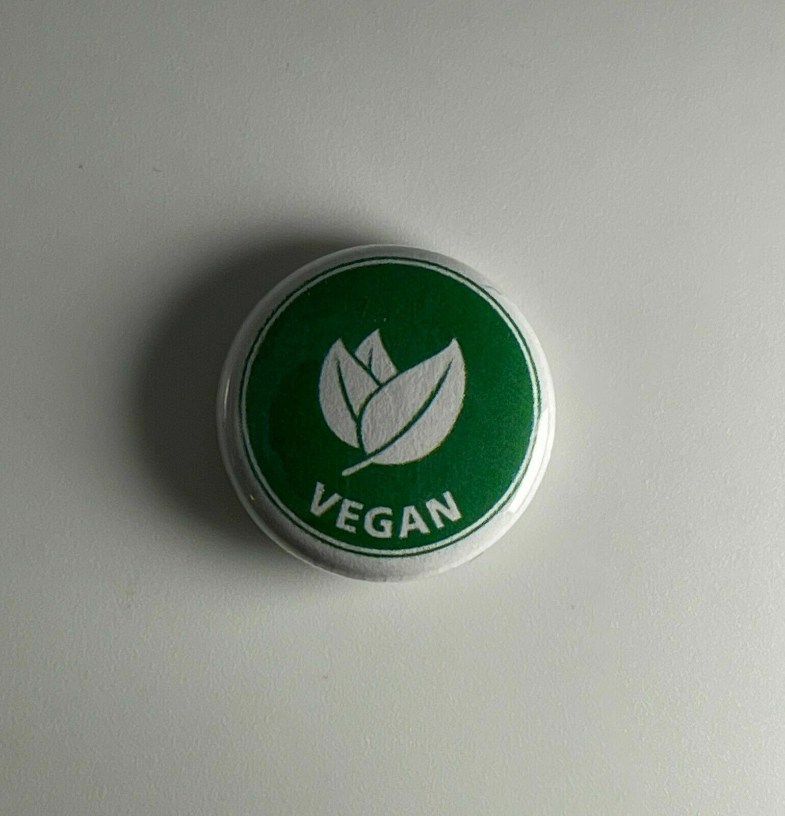 Vegan 1” Button V004B Vegetarian Animal Rights Pin Badge gallery