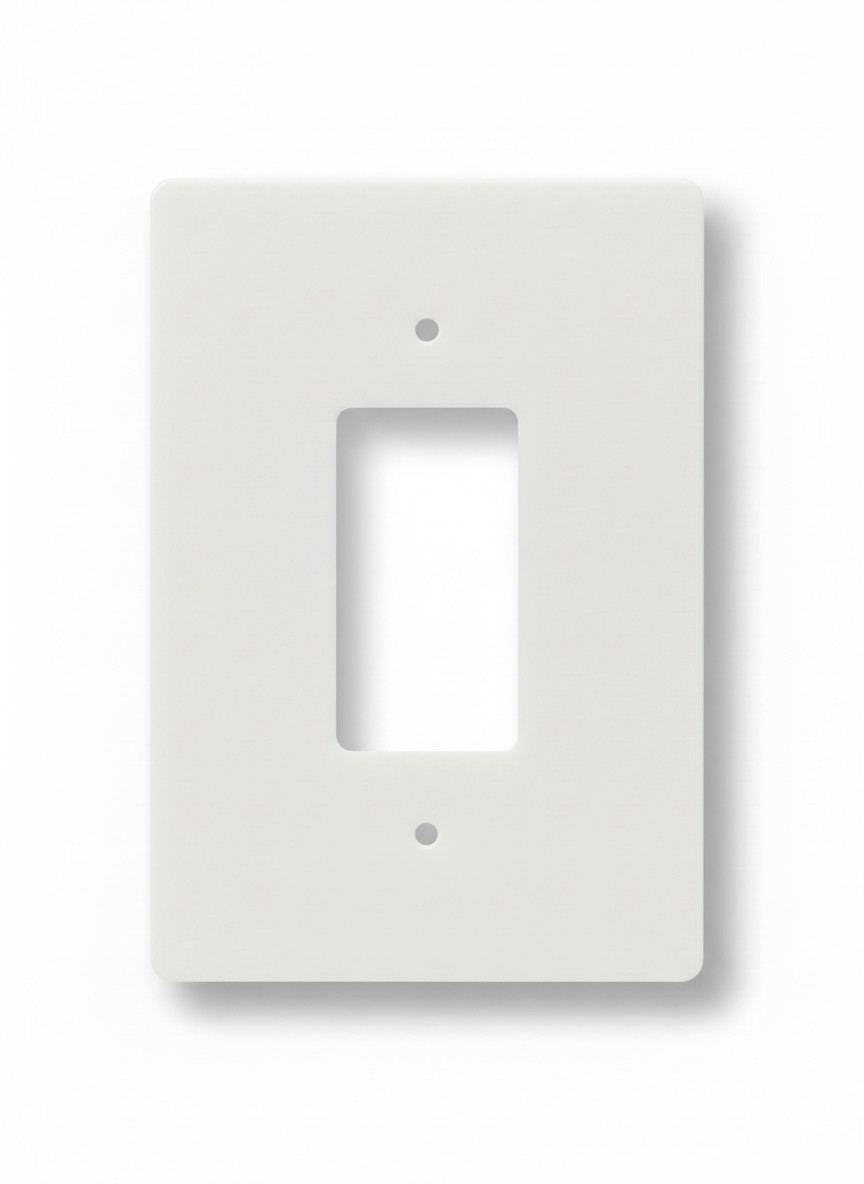 4"x6" Oversize Decora Rocker Light Switch Cover, Large Wall Plate, White gallery