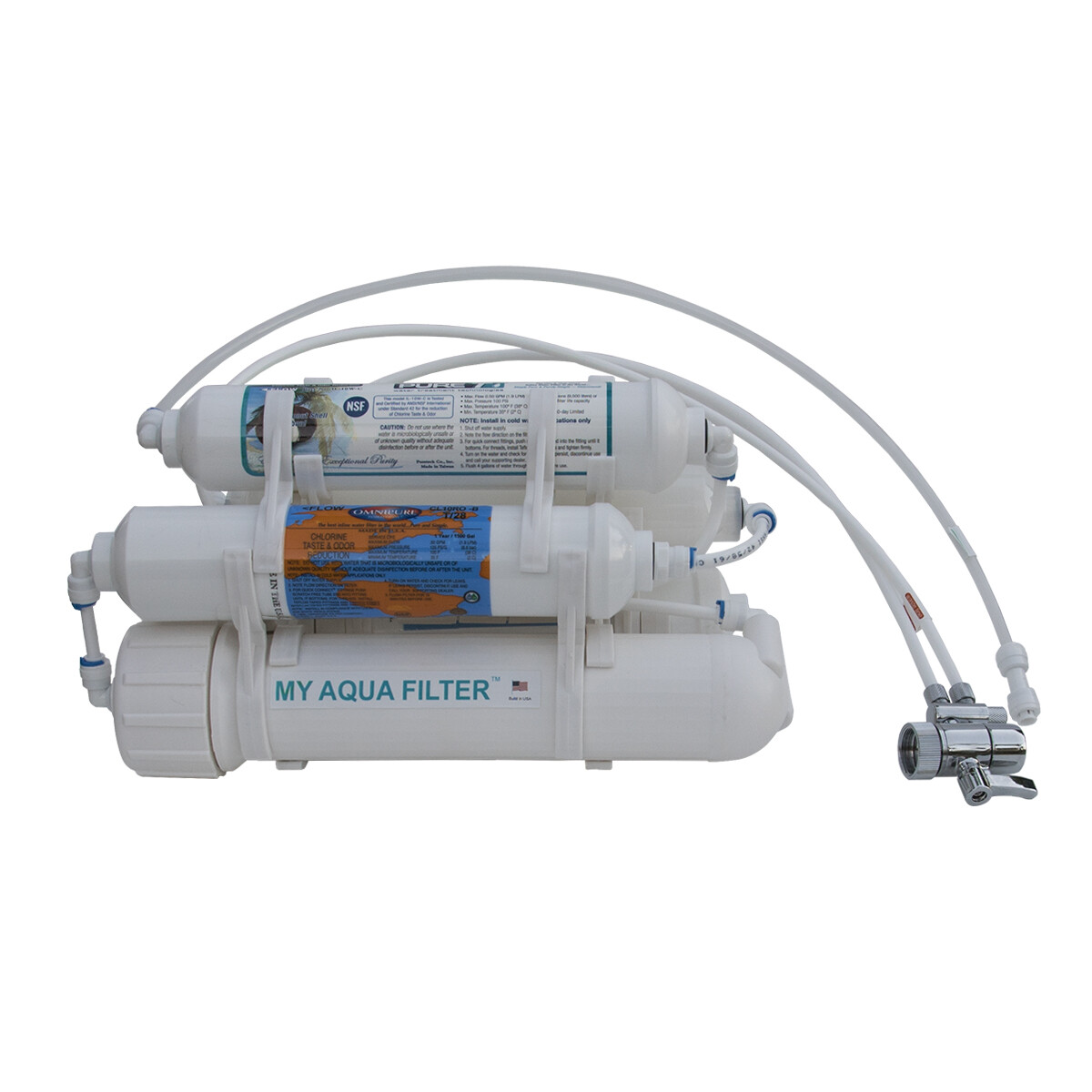 5 Stage 75GPD Portable Countertop Reverse Osmosis RO System with DI 0 PPM filter gallery