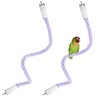 2-Pack Rope Perches for Bird Cages, 23.6 in Length Rope [Purple] gallery