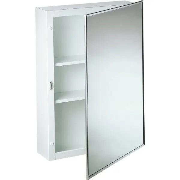 ProPlus Medicine Cabinet Surface Mount Mirrored Glass Door 16x5x22 in 561279 gallery