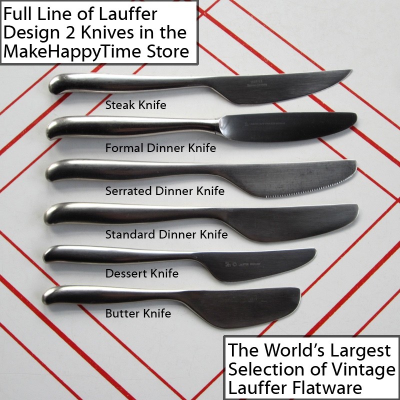 1 or more Lauffer Design 2 Large Serving Spoon Mid-Century Modern 18/8 Stainless gallery