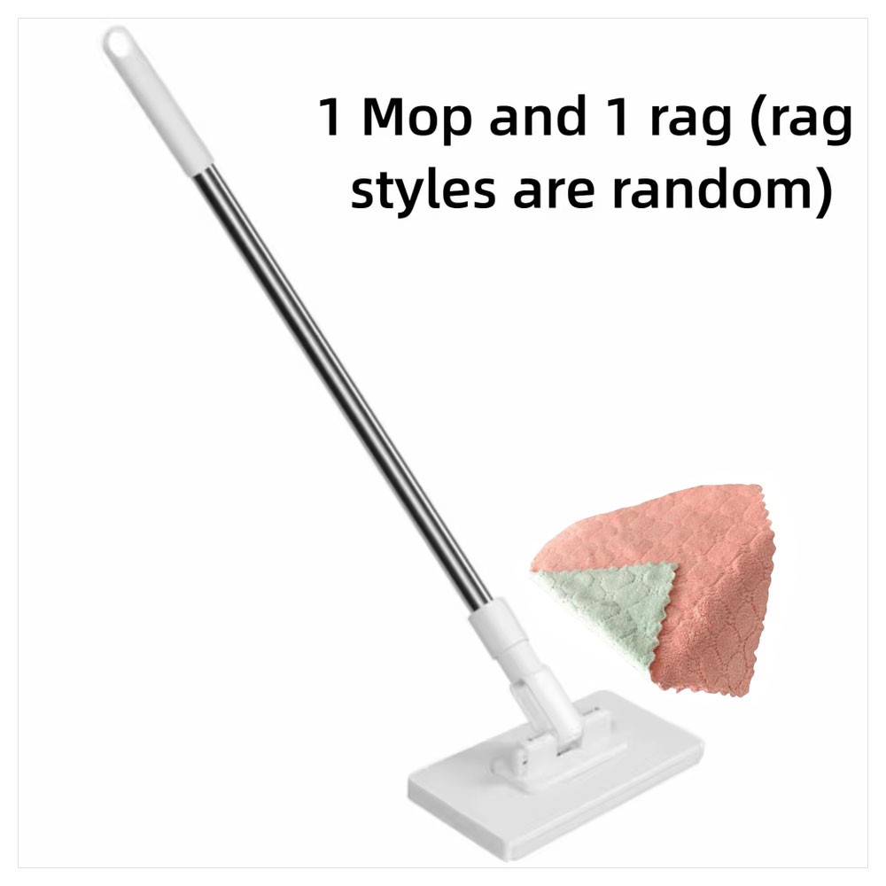 Snap Grip Mini Mop, No-Touch Disposable Lazy Mop, Easy Mopping Flat Dust Mop US