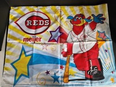 RARE Set Cincinnati Reds/Meijer Gapper 2 standard size pillowcases