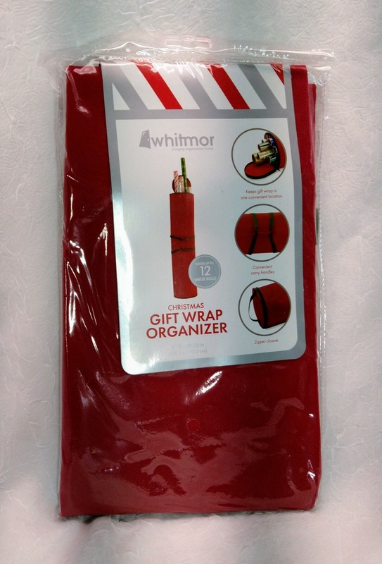 Whitmor Christmas Gift Wrap Storage Bag, 40 in / 12 Rolls, New, Ships Free gallery