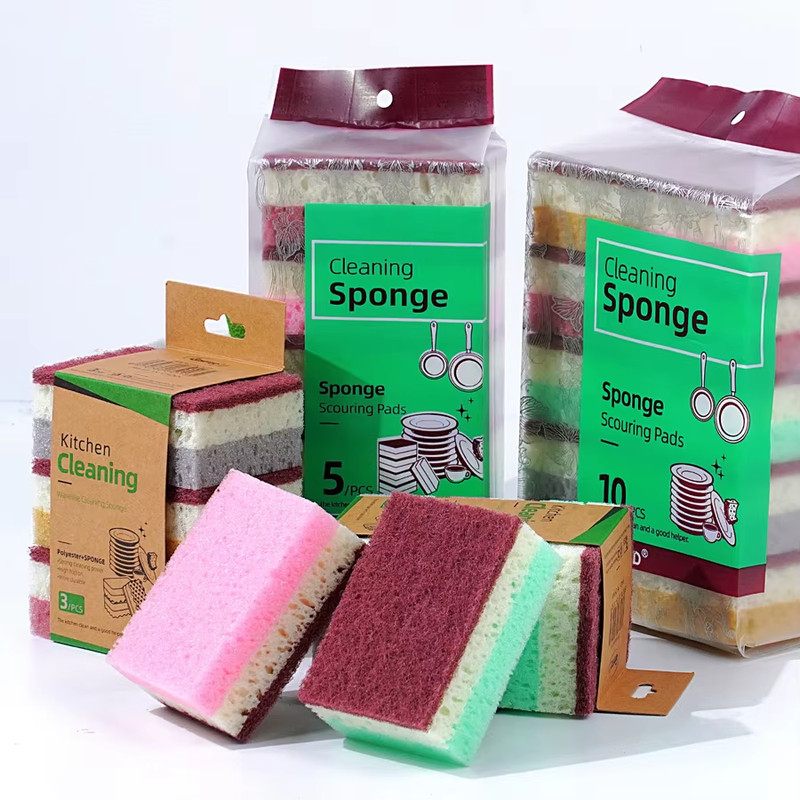 High Density Sponge Cleaning Cloth, Dishwashing Cloth, Non Greasy Kitchen and Ca gallery