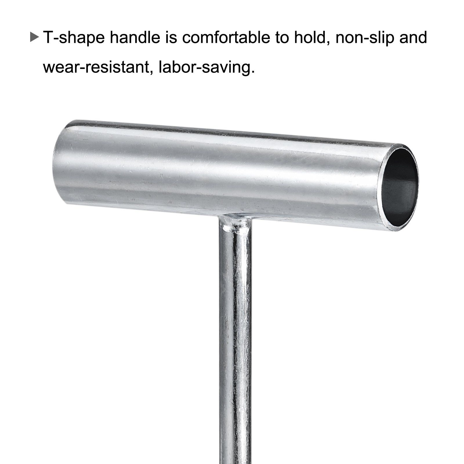 8"(200mm) T-Handle Meat Boning Hook Galvanized Curved T Hooks for Butcher gallery