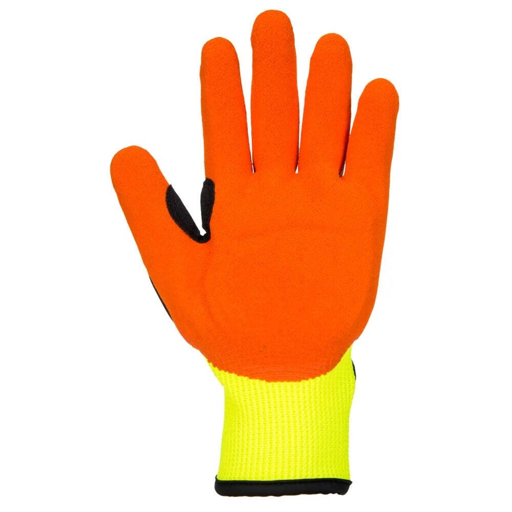 A721 Lightweight anti Impact Nitrile Grip Safety Work Gloves Yellow/Orange, Smal gallery