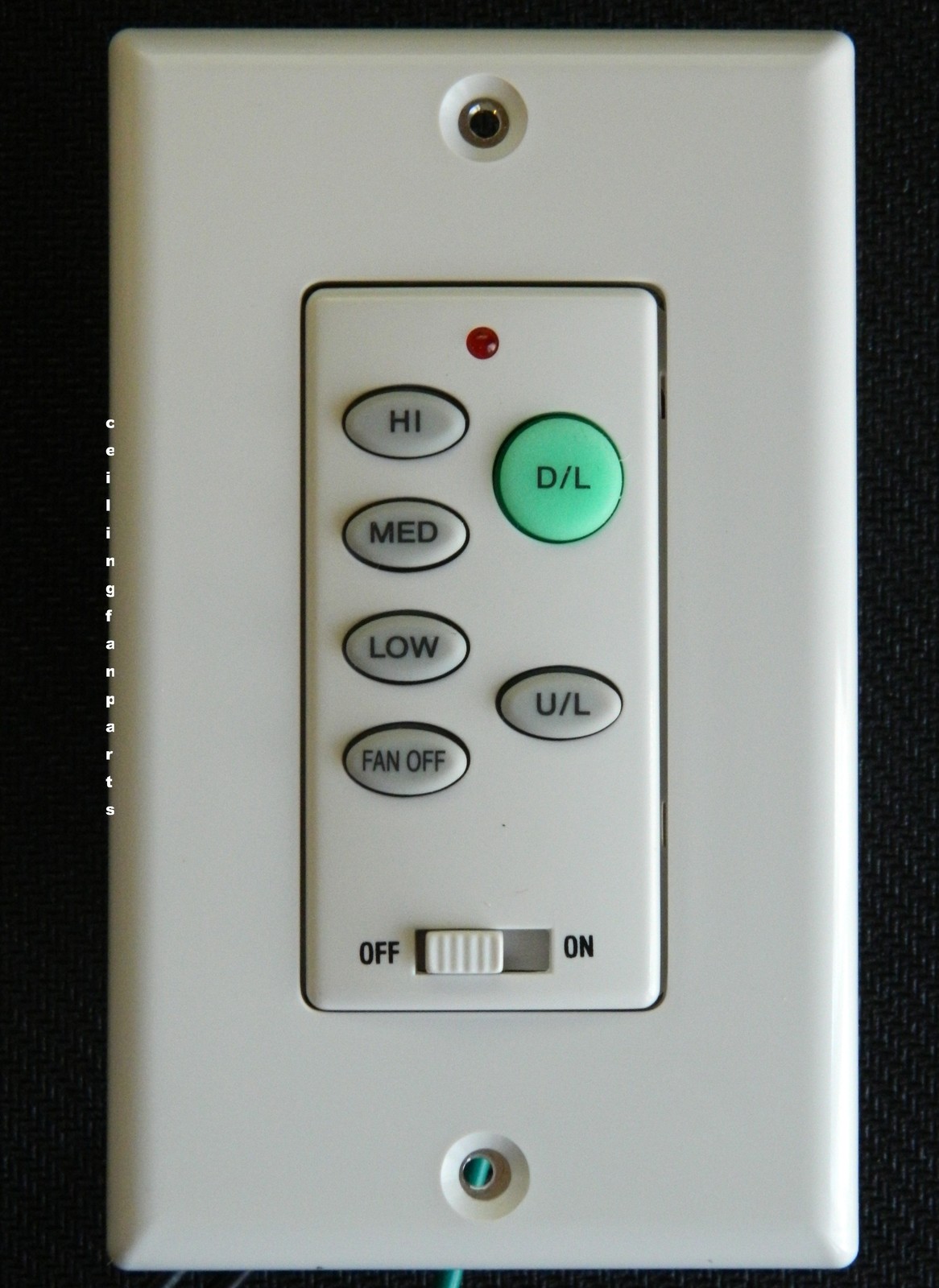 Ceiling Fan Remote Wall Control UC-9050T with UP light and Down light no reverse gallery