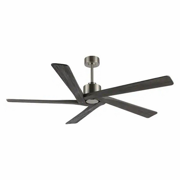 WINGBO 54 Inch DC Motor Indoor Ceiling Fan without Lights - Brushed Nickel/Gray gallery