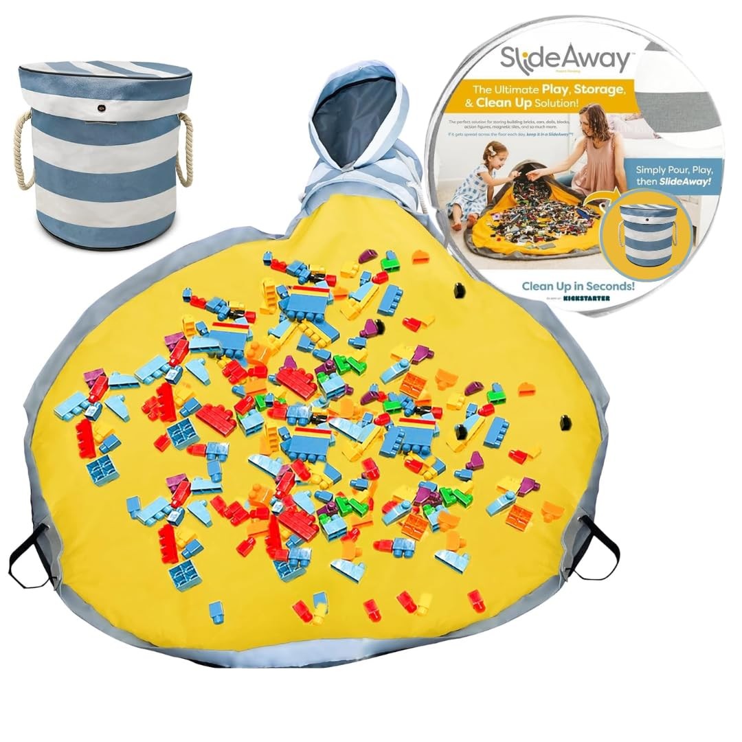 FAVSTOCK SlideAway Toy Storage Organizer & Play Mat - Storage Bag/Box for Kids, gallery