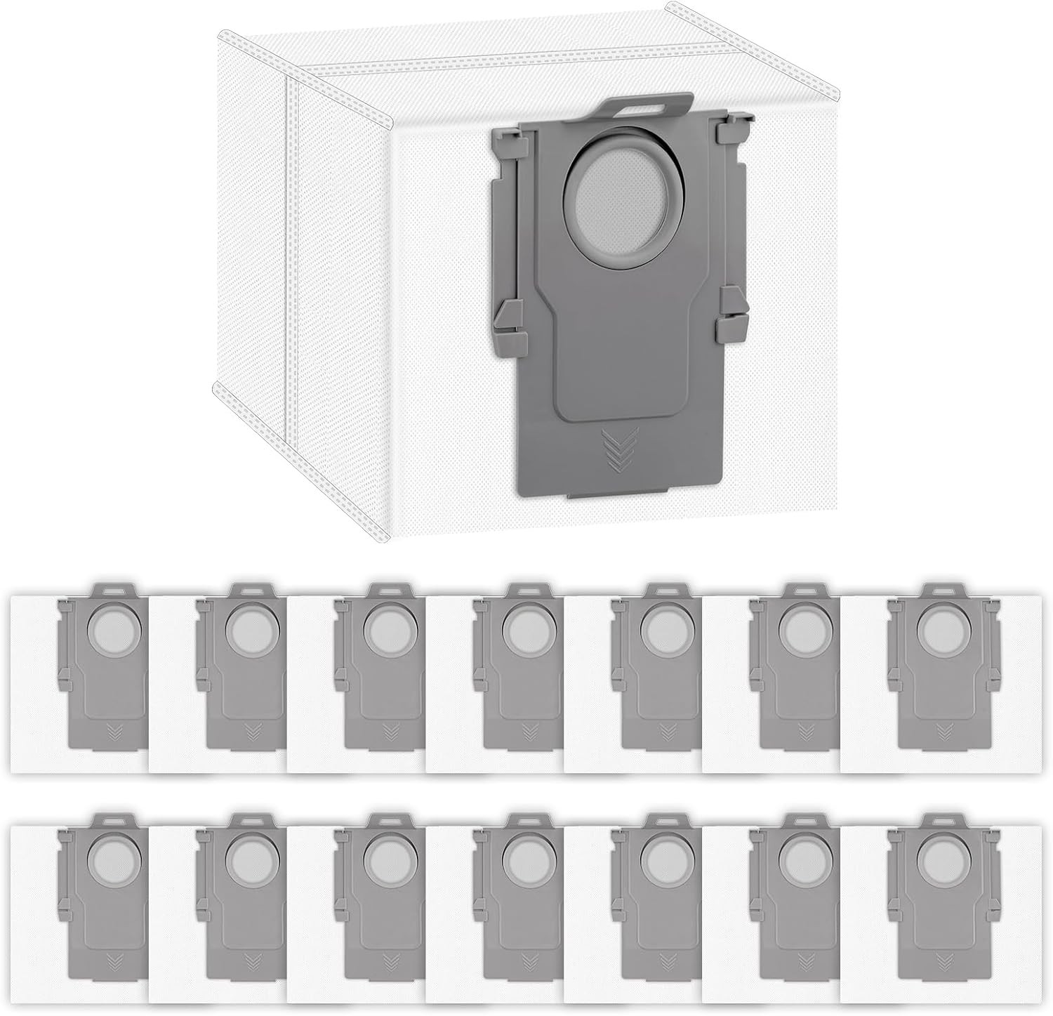 15 Pack Q7 M5 Replacement Dust Bag for Roborock Q7 M5 Q7 L5 Q10 S5 Q10 X5 Q5 gallery
