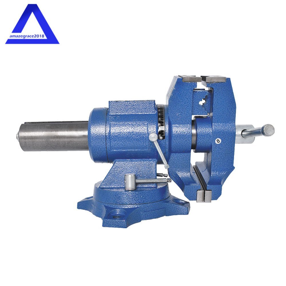 5" Heavy Duty Swivel Multi-Purpose Rotating Bench Vise 360 Degrees Rotation gallery
