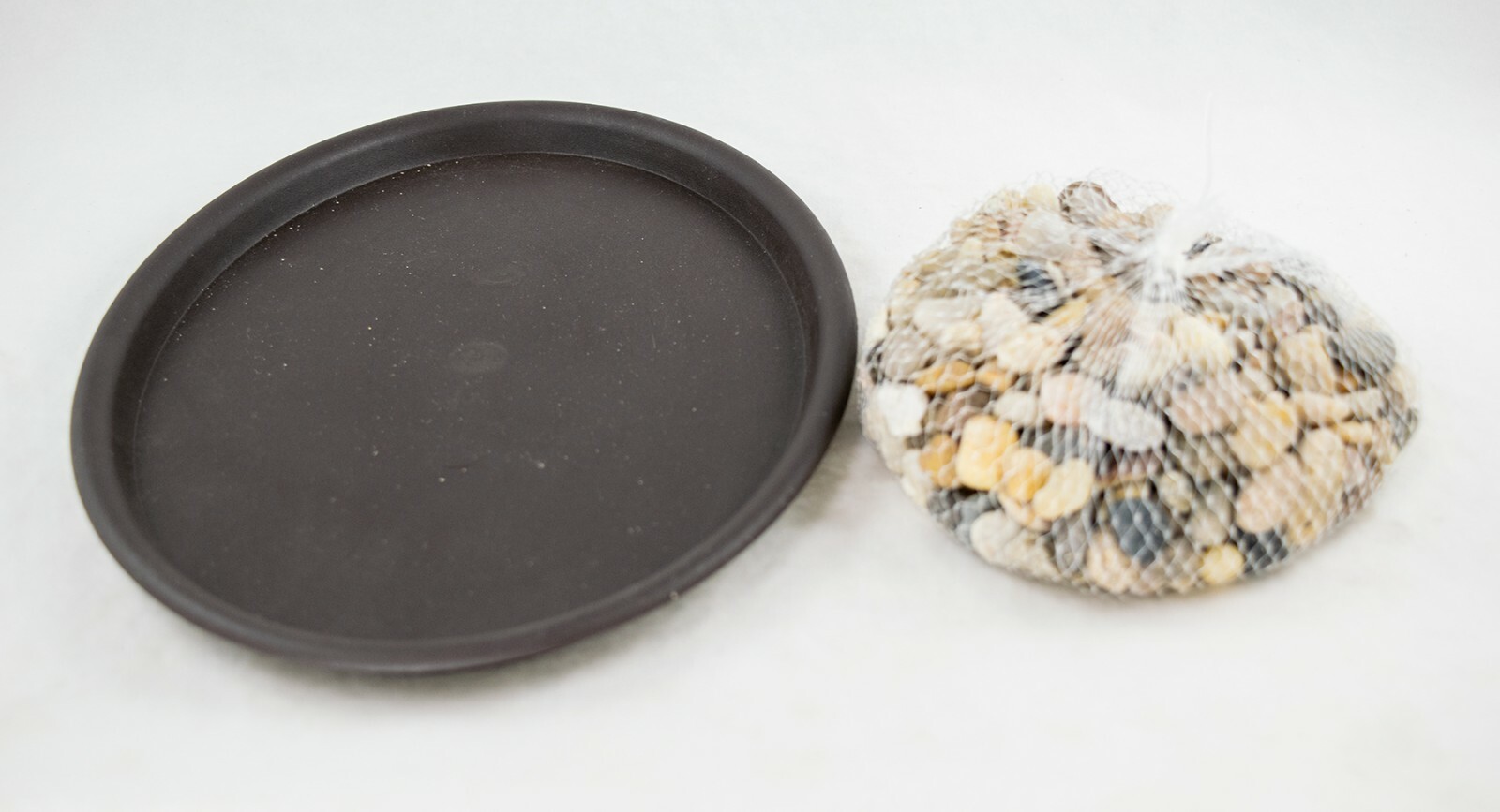 1 Oval Black Plastic Humidity Tray for Bonsai Tree + Rock - 10.75"x 7.5"x 0.5" gallery