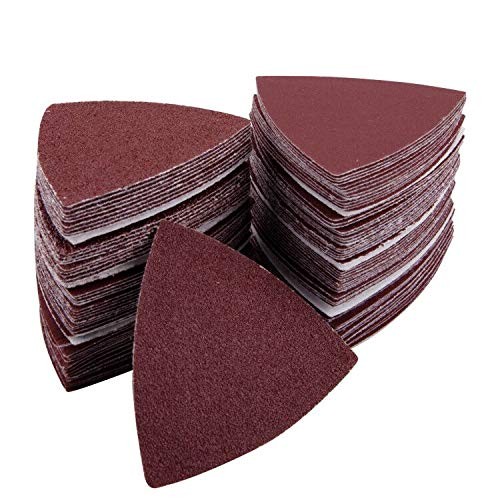 120 Pieces Triangular Sandpaper, Triangle Sanding Sheets Fit 31/8 Inch Oscill... gallery