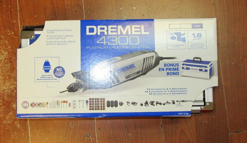 Dremel 4300 Platinum Variable Speed Rotary Tool Kit gallery