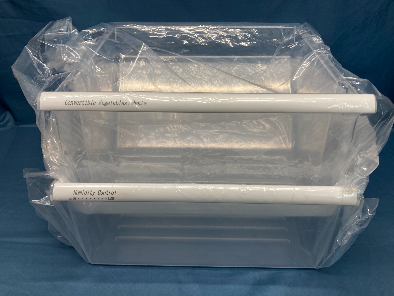 Set of 2 - 2188656 (Upper) 2188664 (Lower) Fridge Crisper Bin for Whirlpool gallery