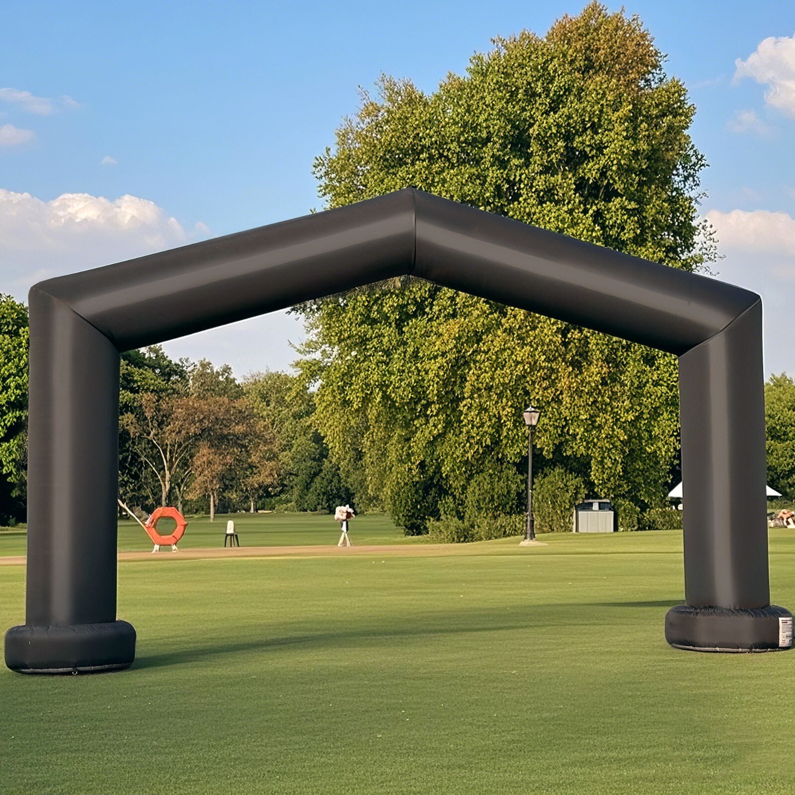 Large 21Ft Gable Inflatable Arch with built-in blower - Black gallery
