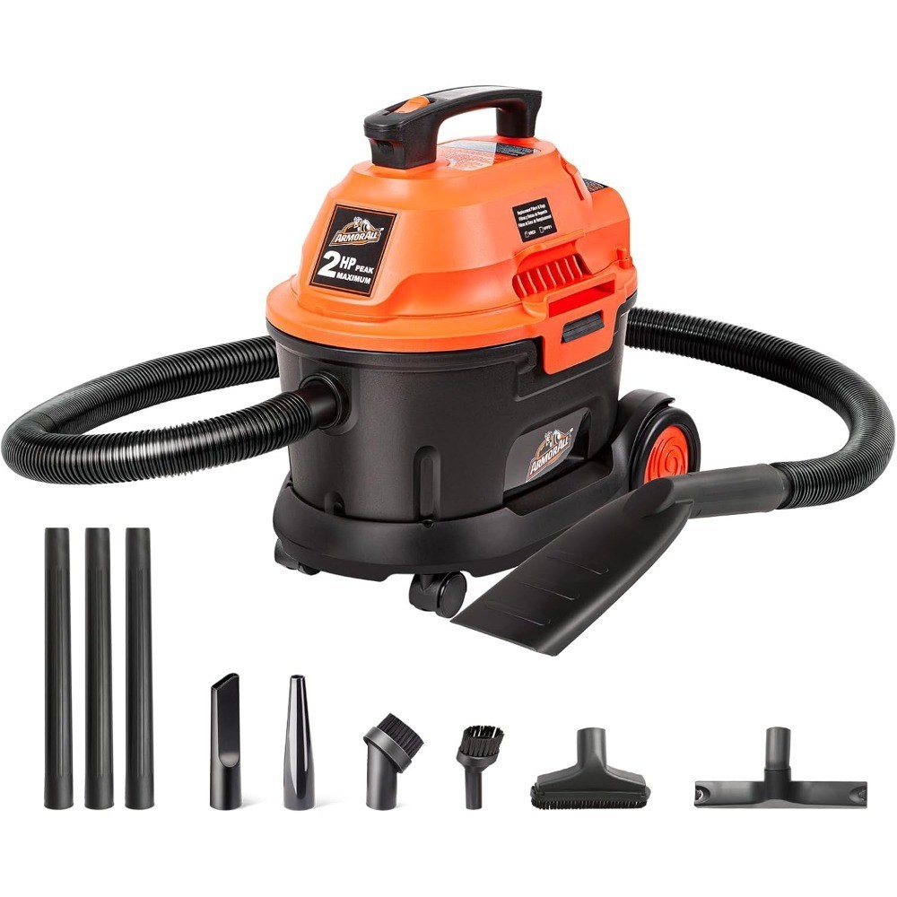 2.5 Gallon Wet Dry Utility Vacuum Cleaner 120 Volts AC Portable Shop Vac for gallery