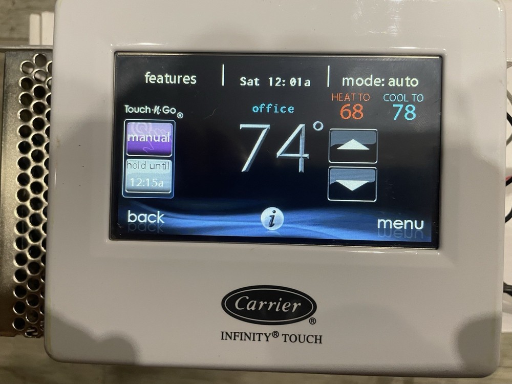 Carrier Programmable Thermostat Infinity SYSTXCCITC01-A Version 11 (T5)