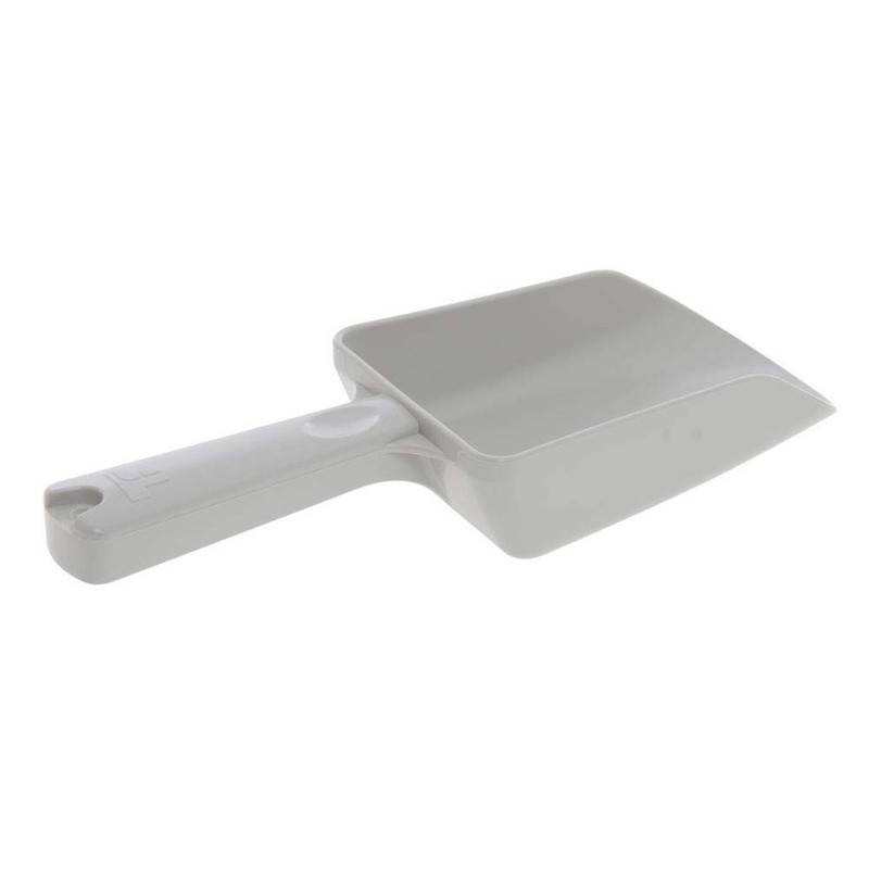 Grey PETG Plastic Replacement Scoop - 9 3/4"L x 3 1/4"W gallery