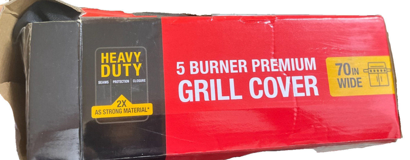 70" Wide Universal 5 Burner Premium Grill Cover - Open Box gallery