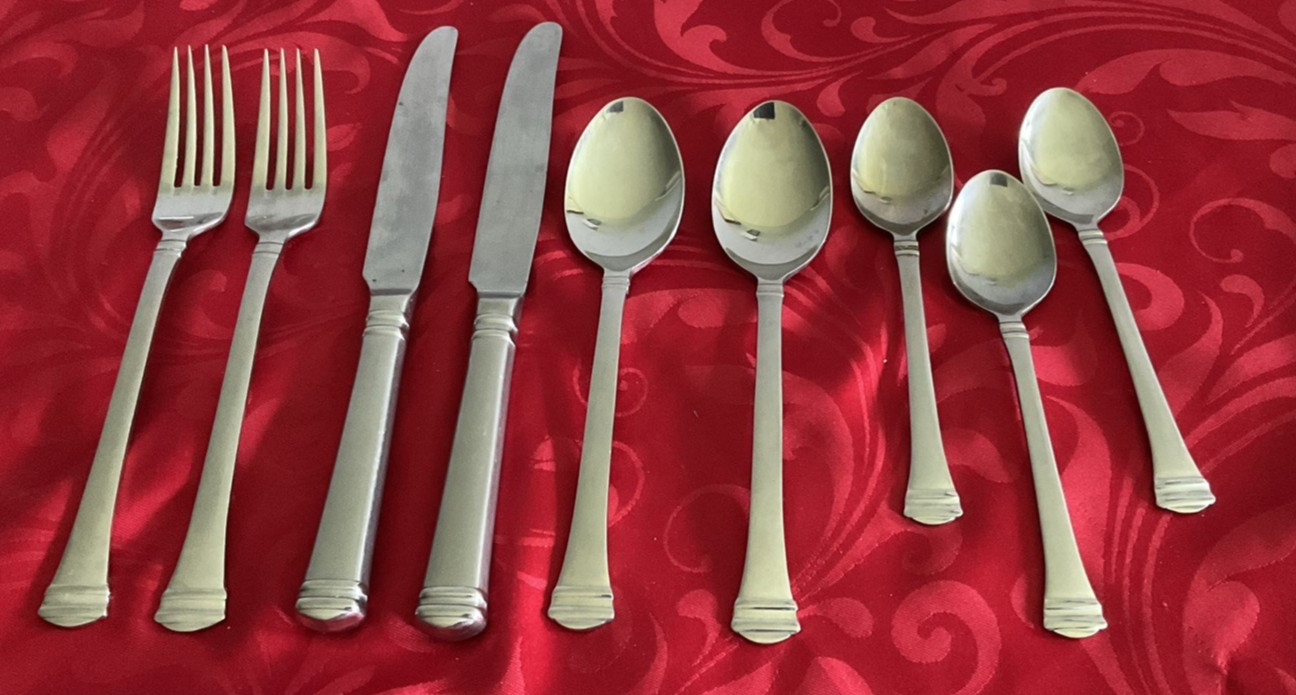 International Silver stainless INS548 mixed lot of 9 pieces EUC gallery