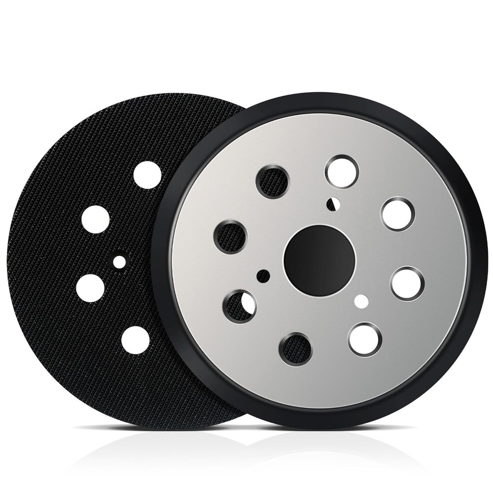 5 in 8Hole 3Screw 125MM Hook Loop Sander Pad Replacement for Orbital Sander Pad