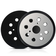 5 in 8Hole 3Screw 125MM Hook Loop Sander Pad Replacement for Orbital Sander Pad