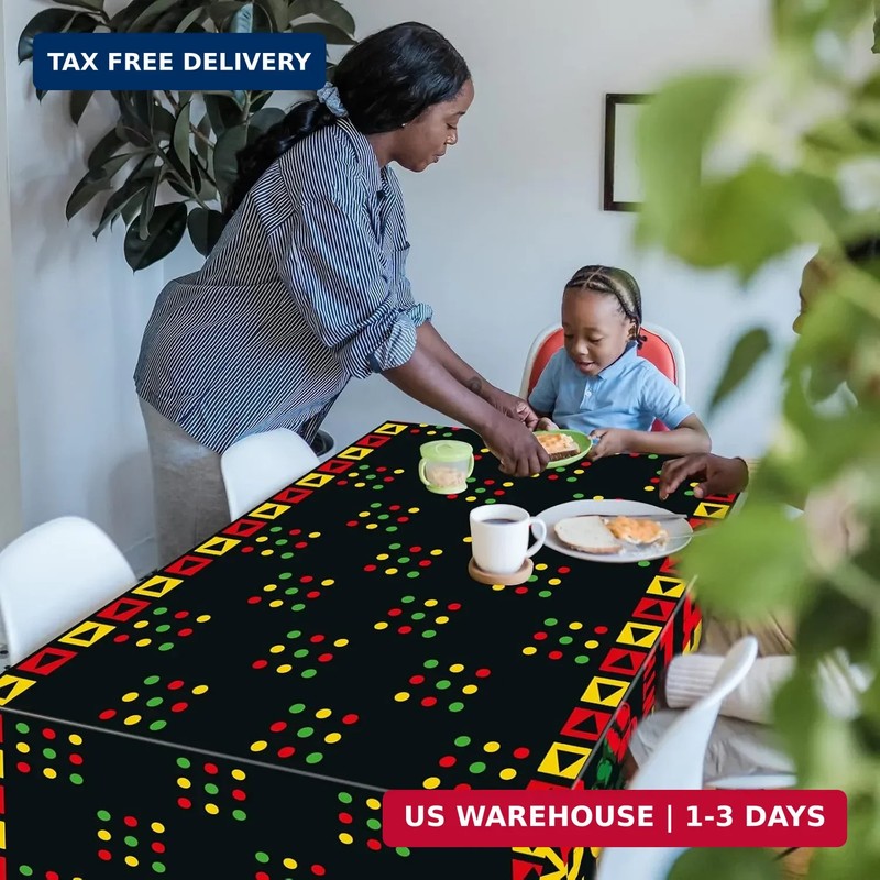 ceiba tree 3Pcs Juneteenth Tablecloth Happy Juneteenth Decorations 54x108 Plasti gallery