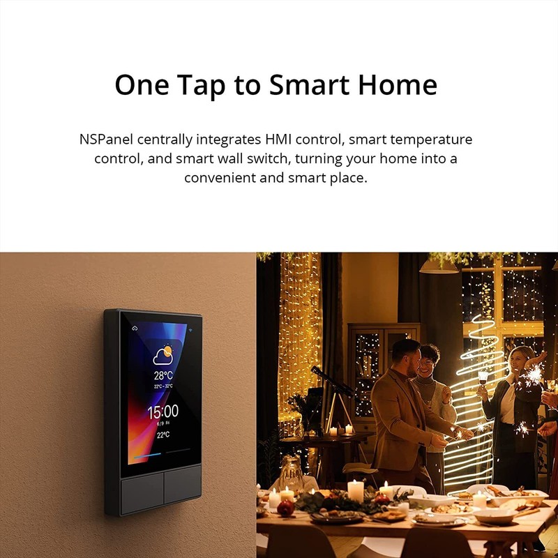 SONOFF NSPanel Smart Scene Wall Switch Touch HMI Panel Timer Weather LCD Display gallery