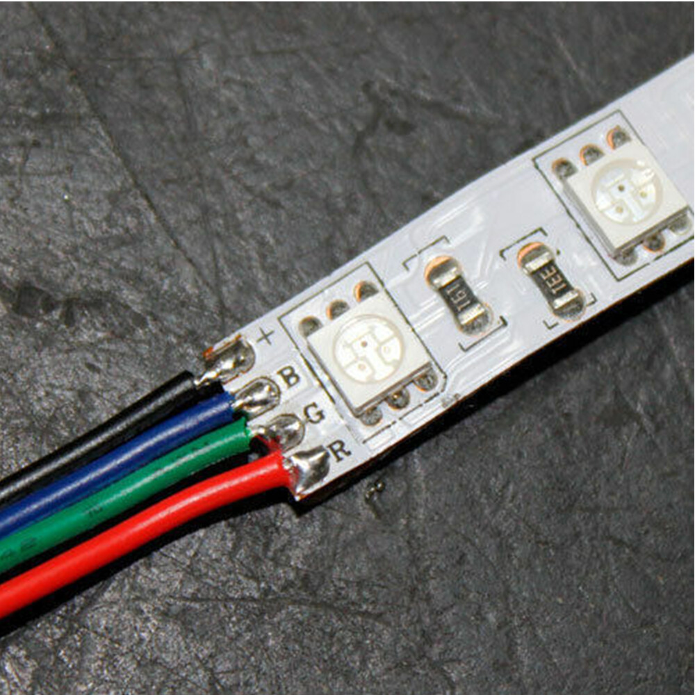 4-PIN RGB Extension Connector Wire Cable Cord For 3528/5050 RGB LED Strip Light gallery