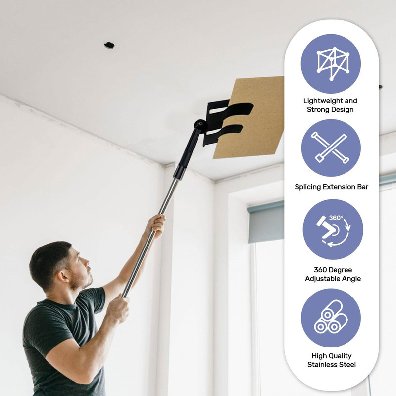 Adjustable Paint Shield Holder - 360° Angle Spray Shield for Cardboard or Plasti gallery