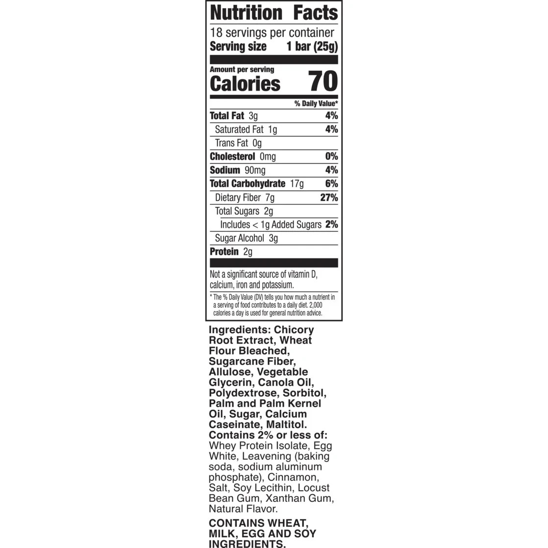 (PK2) Fiber One 70 Calorie Soft Baked Bars,Cinnamon Coffee Cake, Mega Pack,18 Ct gallery