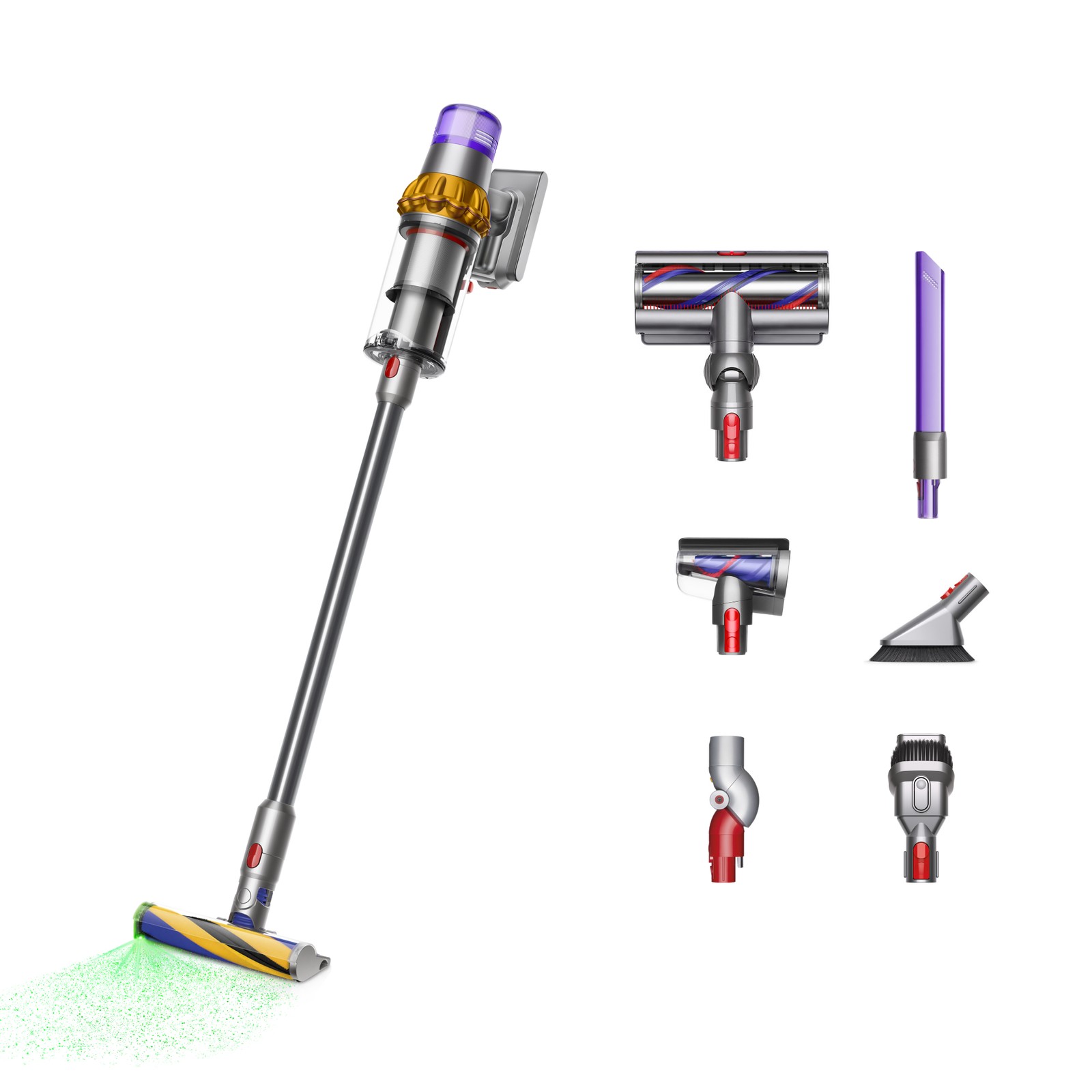 Dyson V15 Detect Extra | Yellow/Nickel | Refurbished gallery
