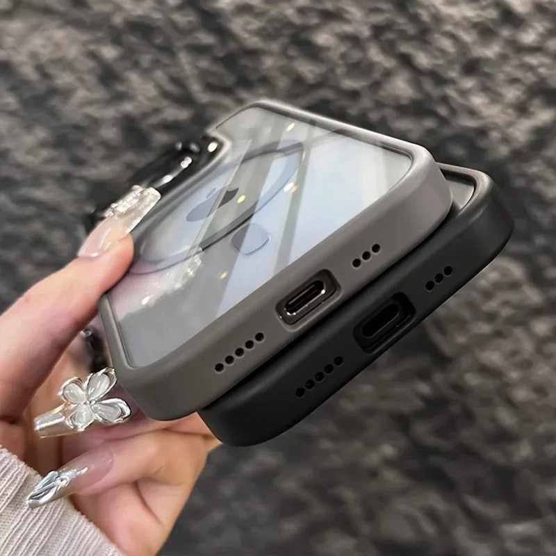 Camera Stand Mag Safe Case For iPhone 16 Pro Max 15 14 Plus 13 + Lens Protector gallery