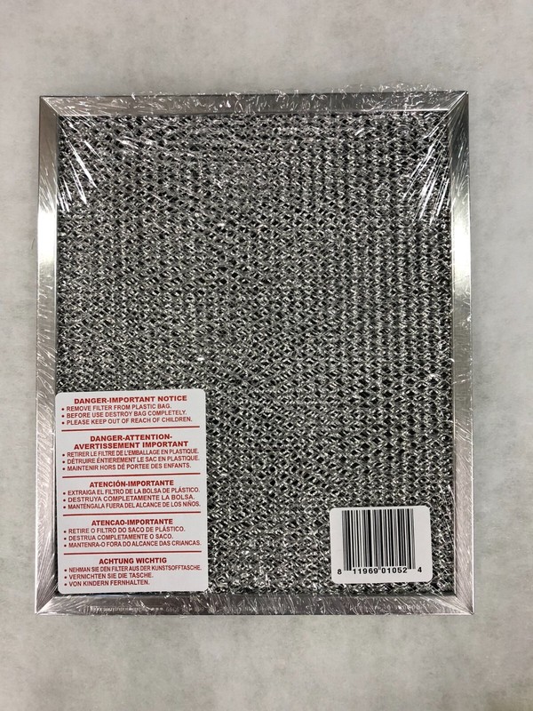 Compatible with Broan 97005687 Range Filter Aluminum mesh and Carbon combo 2pk gallery