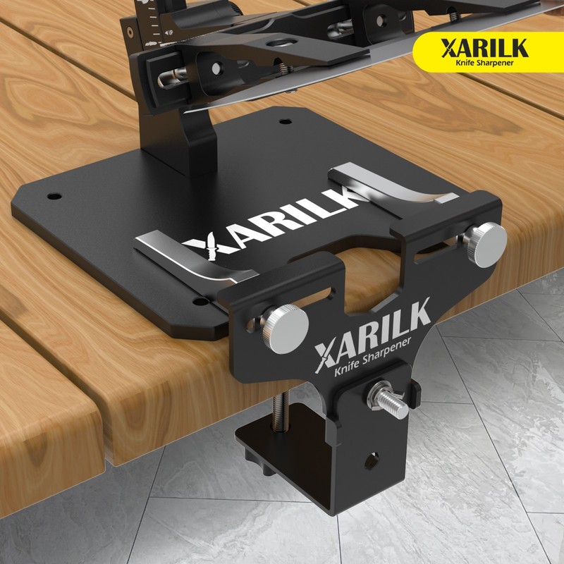 XARILK Upgraded Aluminum Knife Sharpener Securing Clip, Adjustable Width 2-5.1" gallery