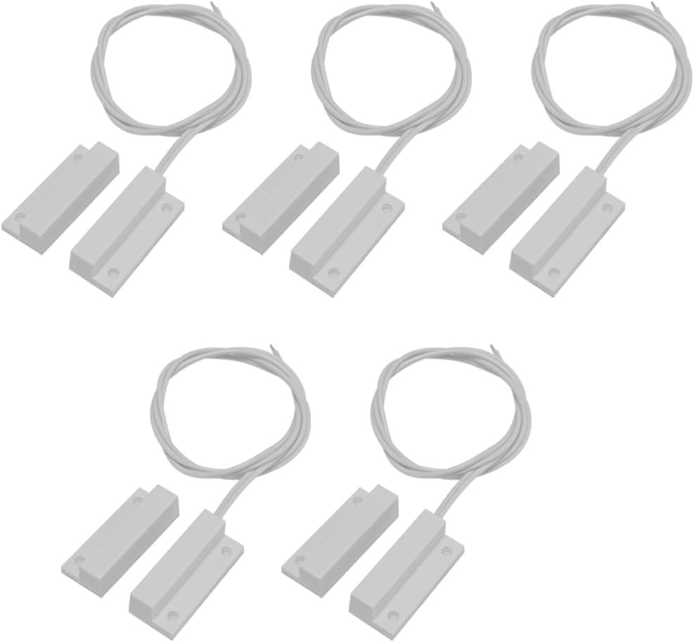 5 Sets Surface Mounted NC Magnetic Contacts Switch for Door/Window WHITE gallery
