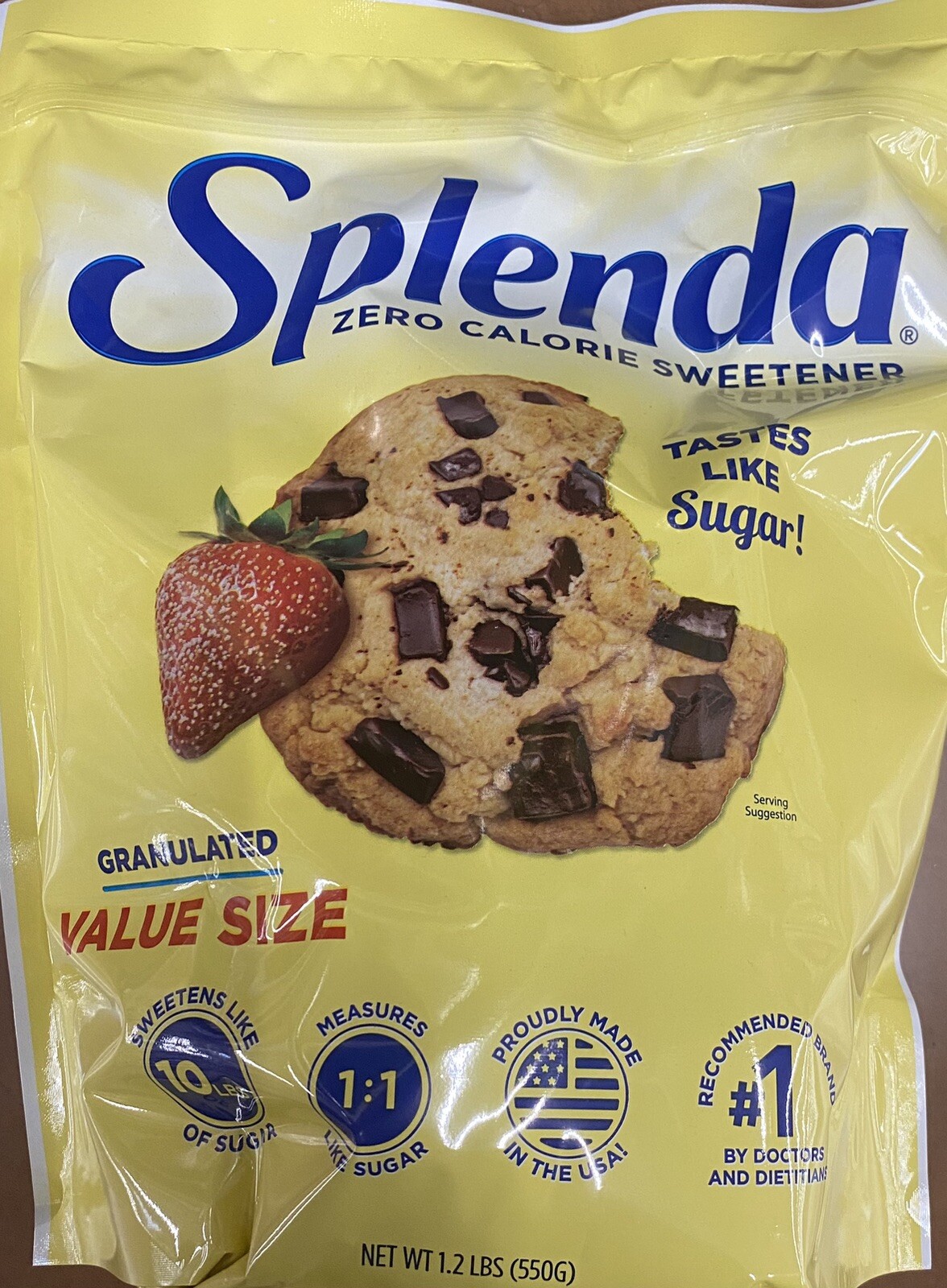 SPLENDA Zero Calorie Granulated Sweetener 1.2 LB VALUE SIZE Bag gallery
