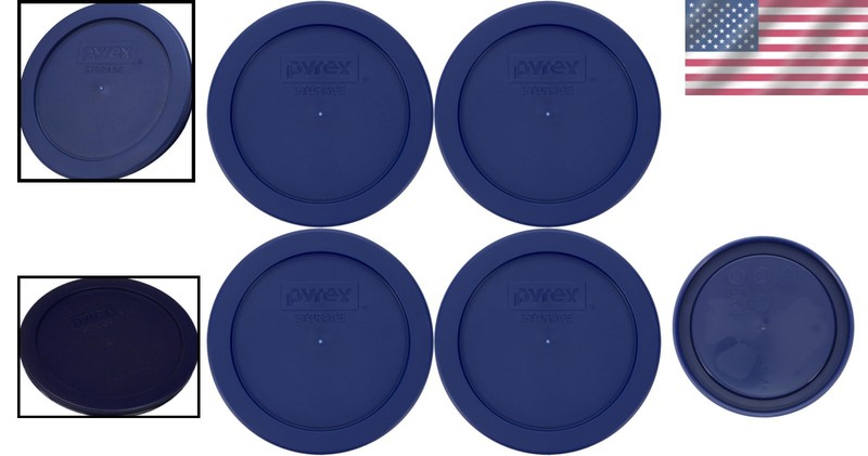 Food Storage Lid 2-Cup Blue Replacement Lids 4 Pack BPA Free Microwave Safe gallery
