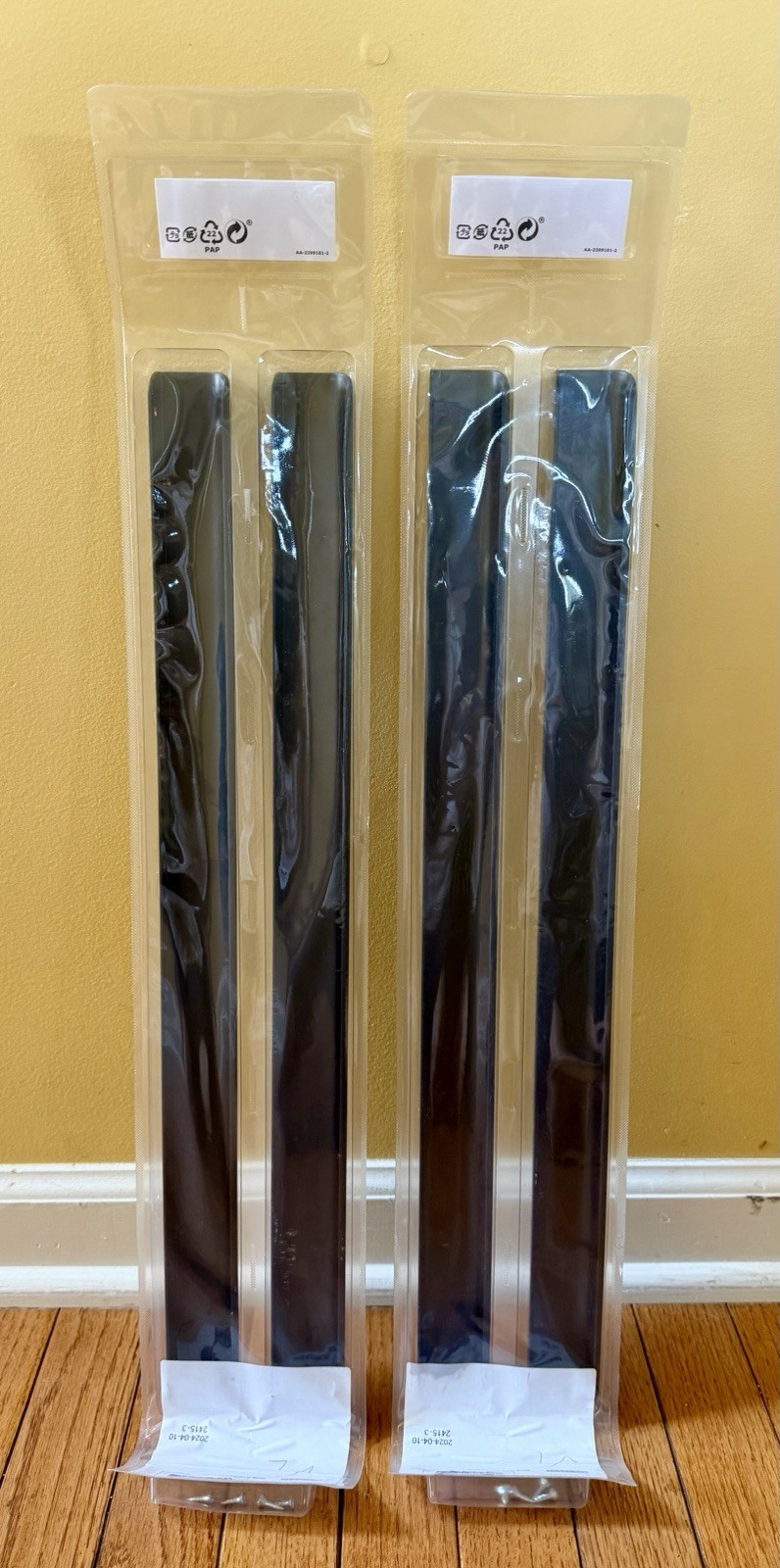 (2) x IKEA BILLSBRO Cabinet Drawer Pull Handles 21", Anthracite Black 105.763.13 gallery