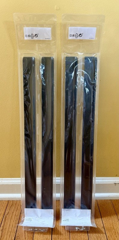 (2) x IKEA BILLSBRO Cabinet Drawer Pull Handles 21", Anthracite Black 105.763.13 gallery