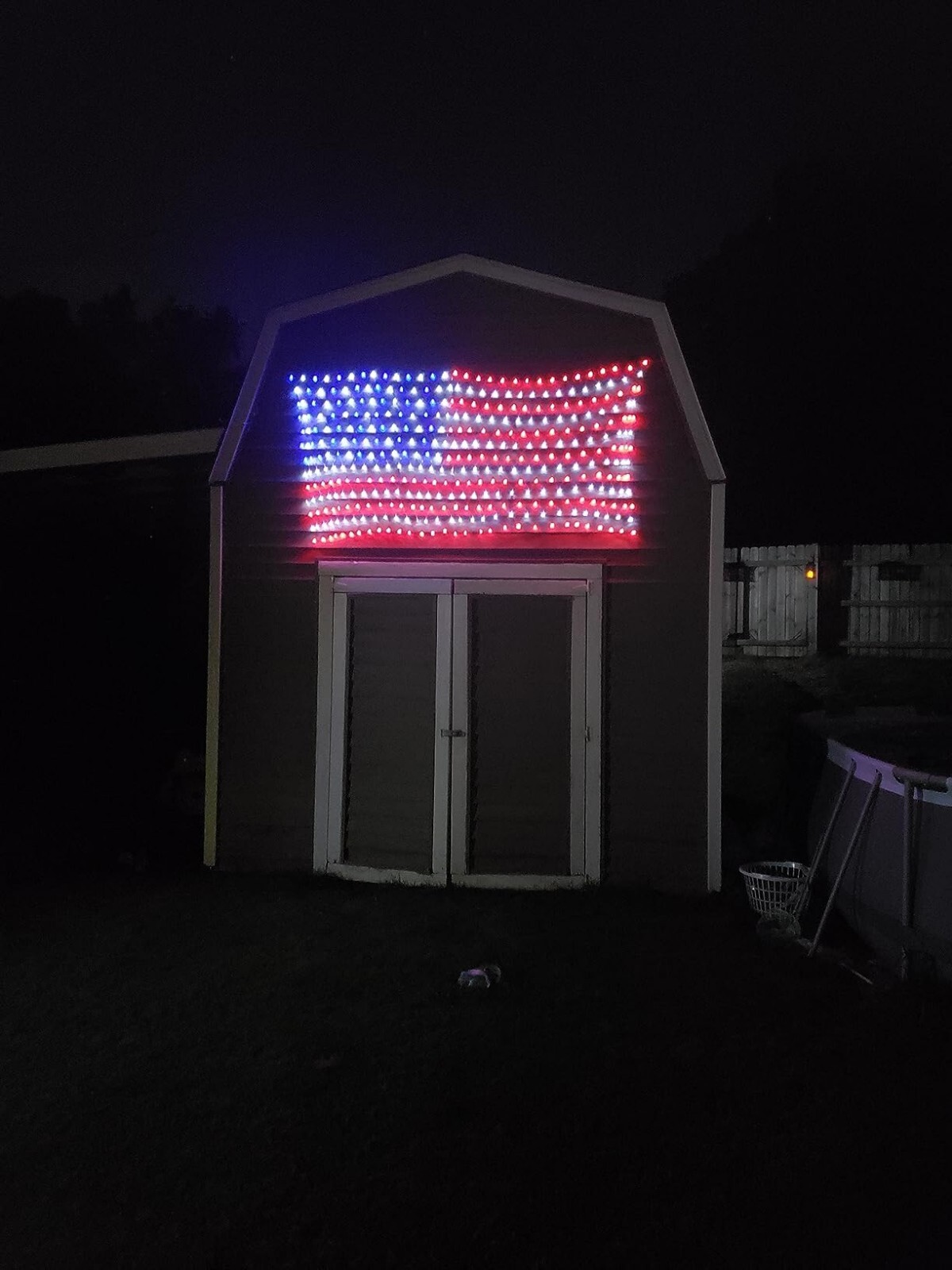 Solar American Flag Lights, 2 in 1 Solar Powered & Plug in American Flag Light gallery