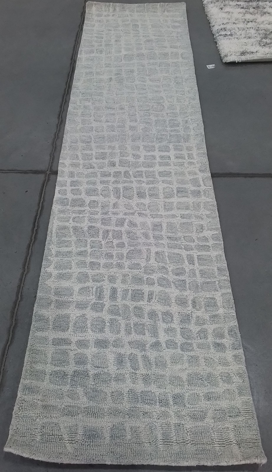 IVORY / LTBLUE 2'-3" x 9'-0" Back Stain Rug, Reduced Price 1172795495 EBN920L-29 gallery