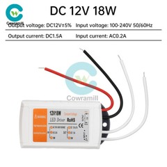 LED Driver Power Supply Adapter Transformer DC 12V 18W 28W 48W for LED Lighting