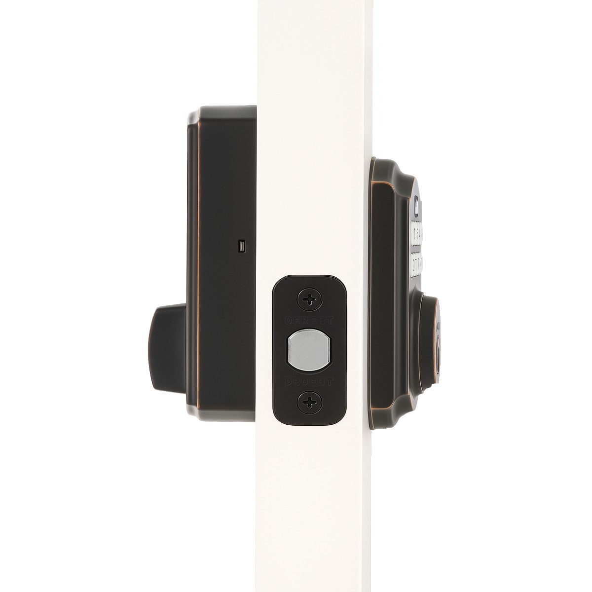 Aged Bronze Electronic Keypad Deadbolt – Single Cylinder Keyless Entry Lock gallery