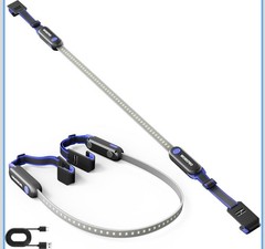 WORKPRO 200LM Rechargeable Magnetic Underhood LED Work Light 25″ Long Light Bars