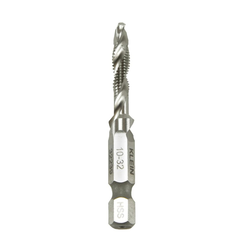 Klein Tools 10 32 Drill Tap High Speed Steel for Metal and Plastic 32217 gallery