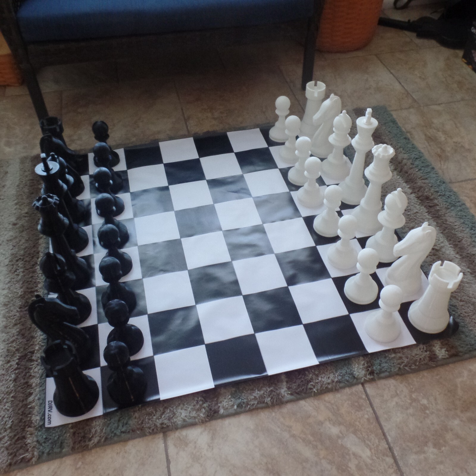 Giant 13 Inch High Chess Set Over 12 Inches Tall gallery